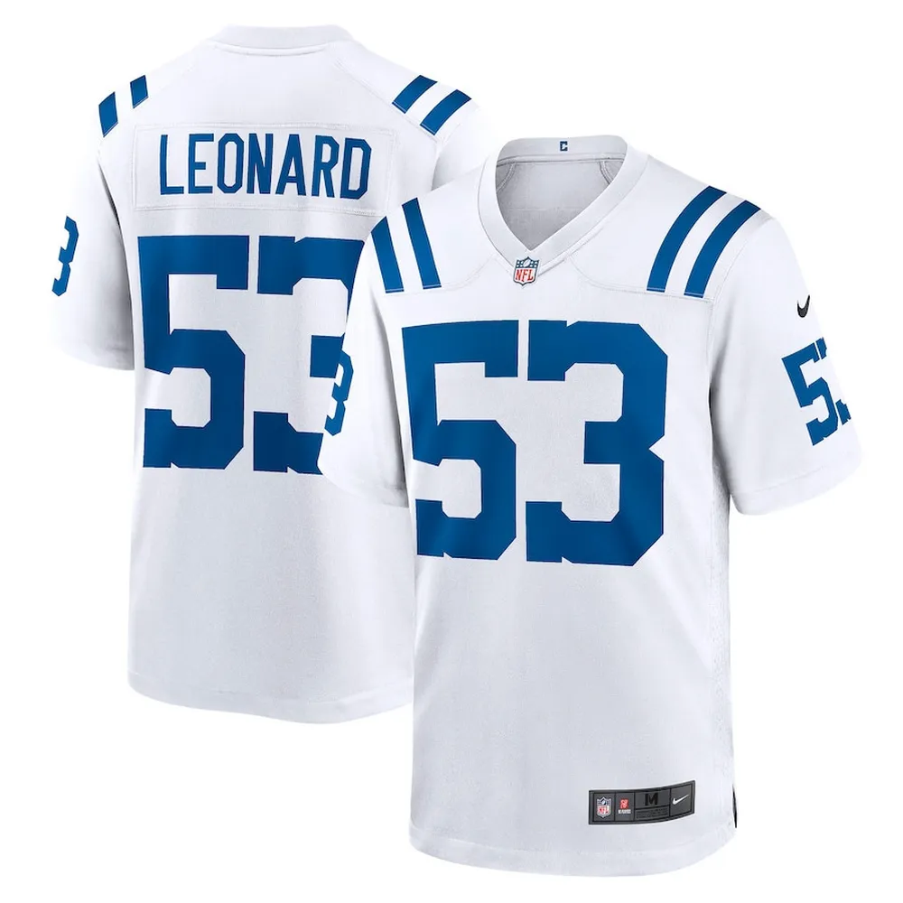 Shaquille Leonard Indianapolis Colts Youth Inverted Team Game Jersey – Gray