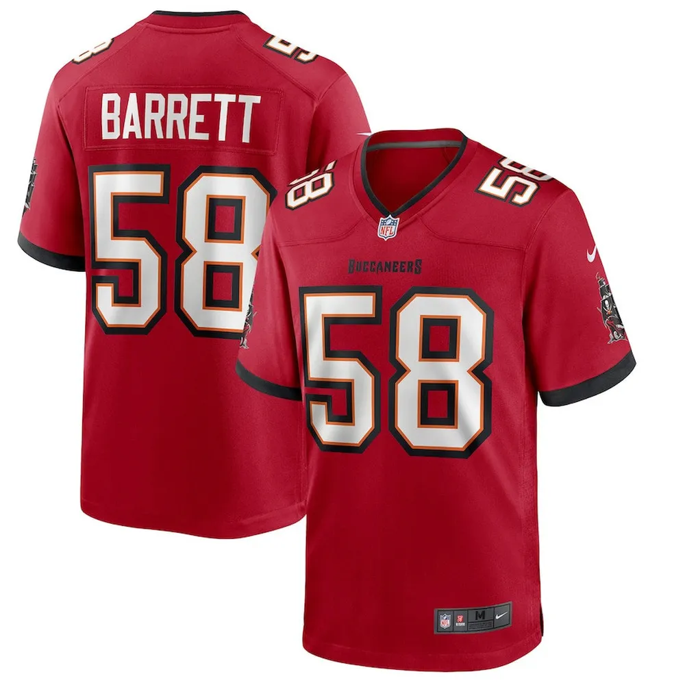 Shaquil Barrett 58 Tampa Bay Buccaneers Game Jersey – Red