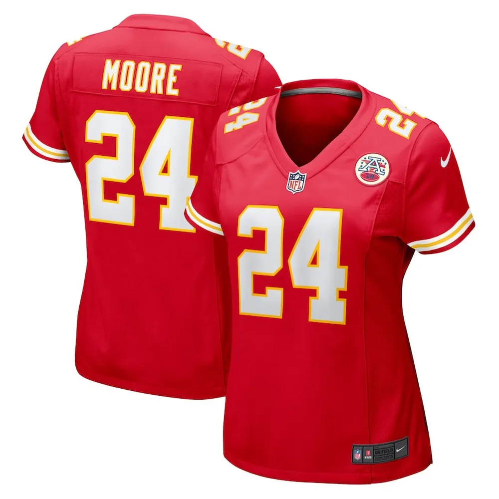 Skyy Moore Kansas City Chiefs Women’s Game Player Jersey – Red