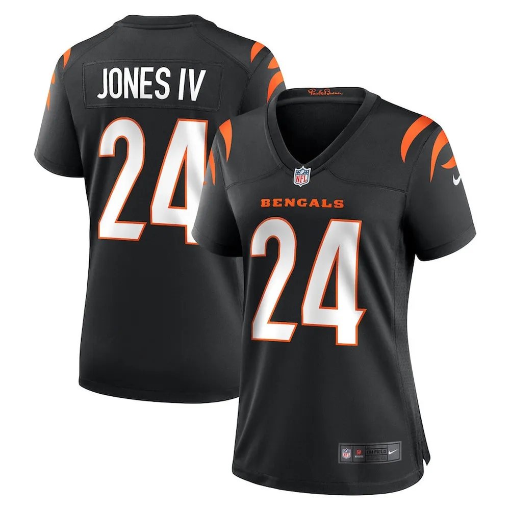 Sidney Jones 24 Cincinnati Bengals Women’s Game Jersey – Black