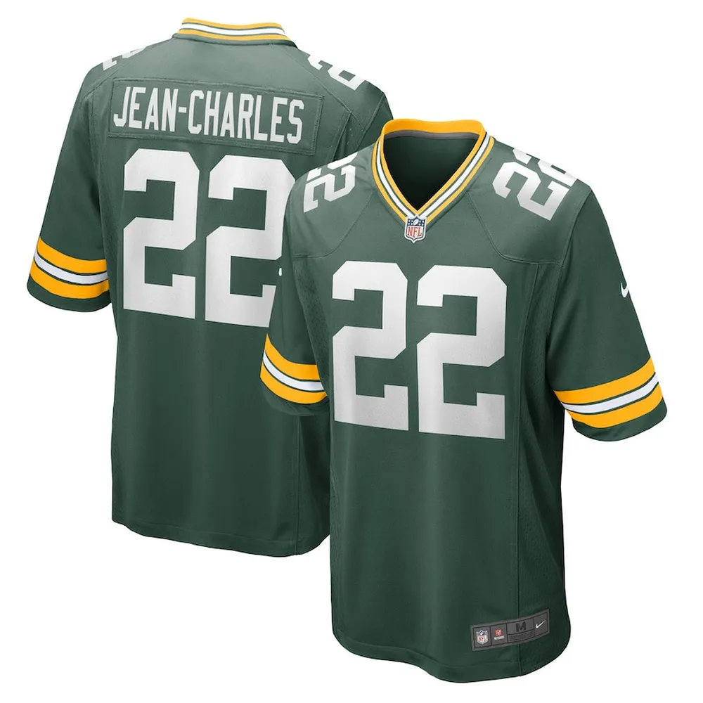 Shemar Jean-Charles Green Bay Packers Game Player Jersey – Green