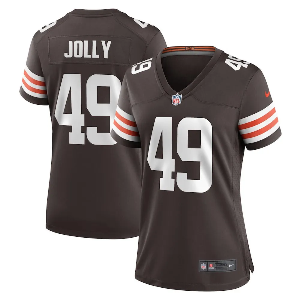 Shaun Jolly Cleveland Browns Women’s Game Player Jersey – Brown