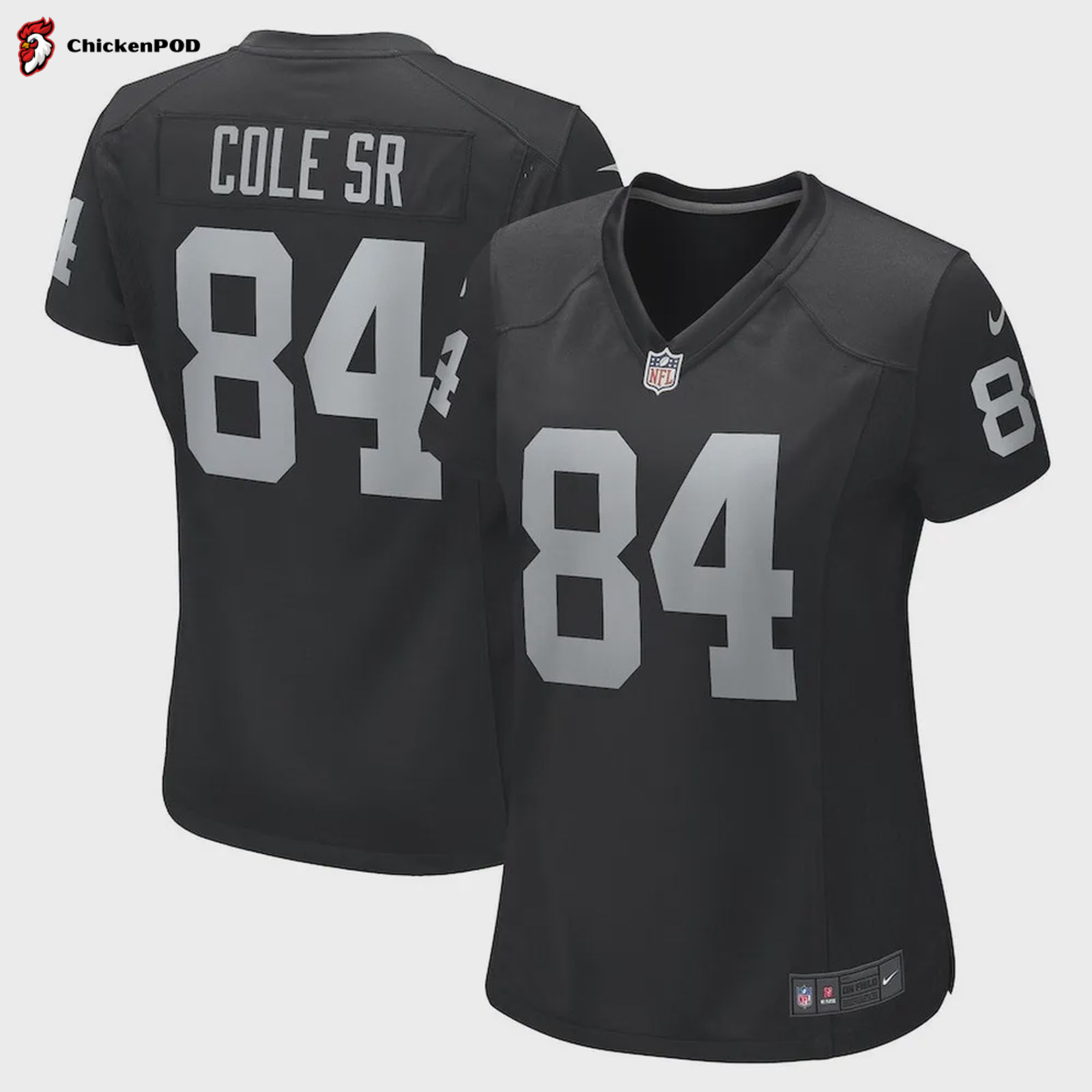 Keelan Cole Las Vegas Raiders Women’s Game Player Jersey – Black