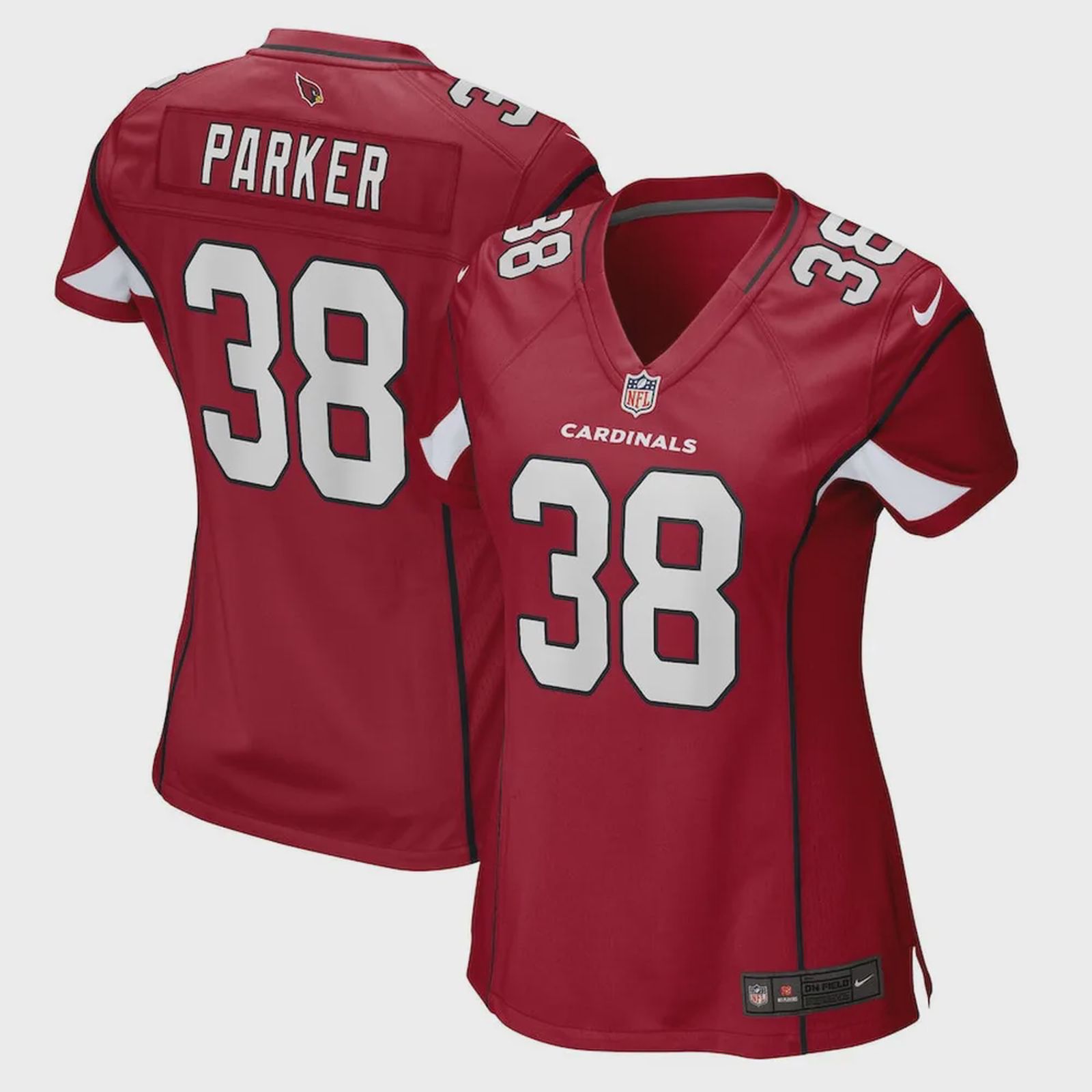 Steven Parker Arizona Cardinals Women’s Game Player Jersey – Cardinal