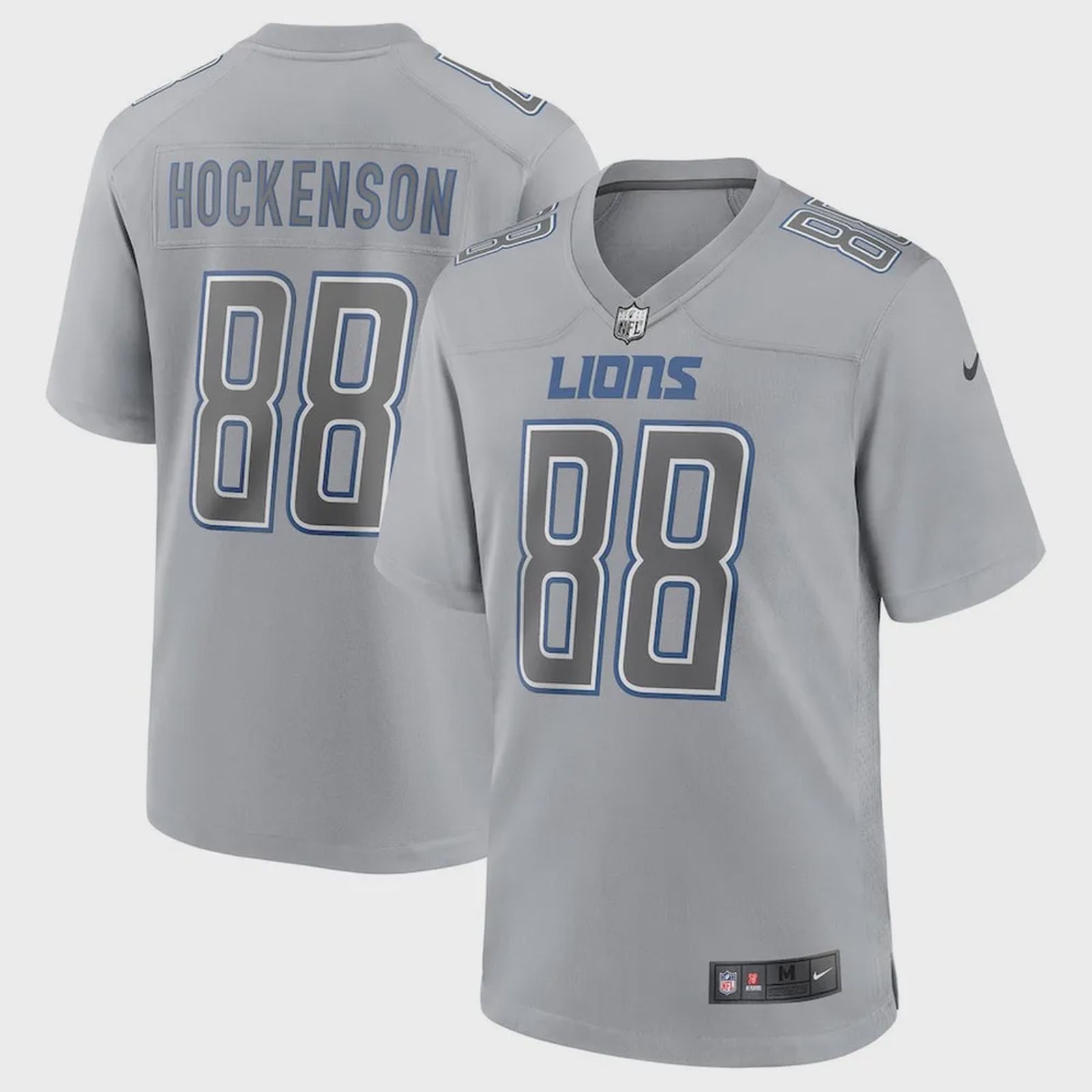 T. Hockenson Detroit Lions Atmosphere Fashion Game Jersey – Gray